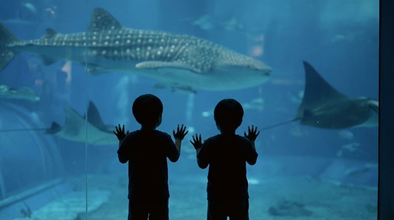 沖繩美麗海水族館與海洋博公園，作為親子與北部旅程節點。